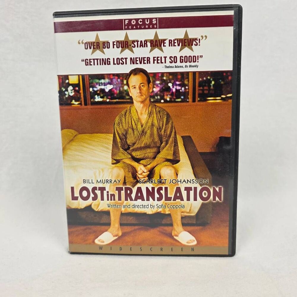 Lost in Translation DVD Bill Murray Scarlett Johansson